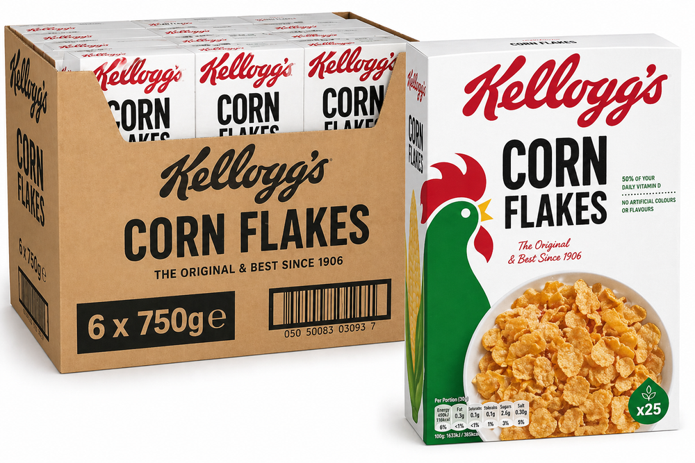 Kellogg's Cornflakes 750g x 6 Pack