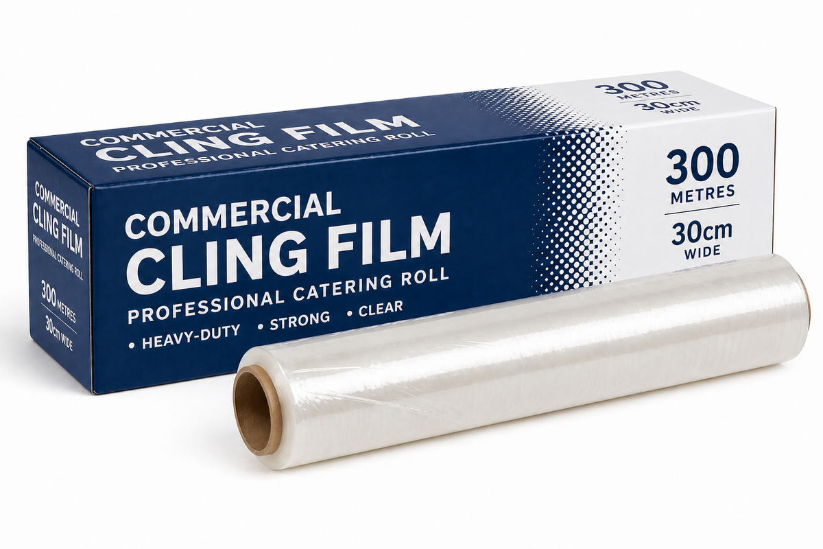 Commercial Cling Film 300m x 30cm Roll