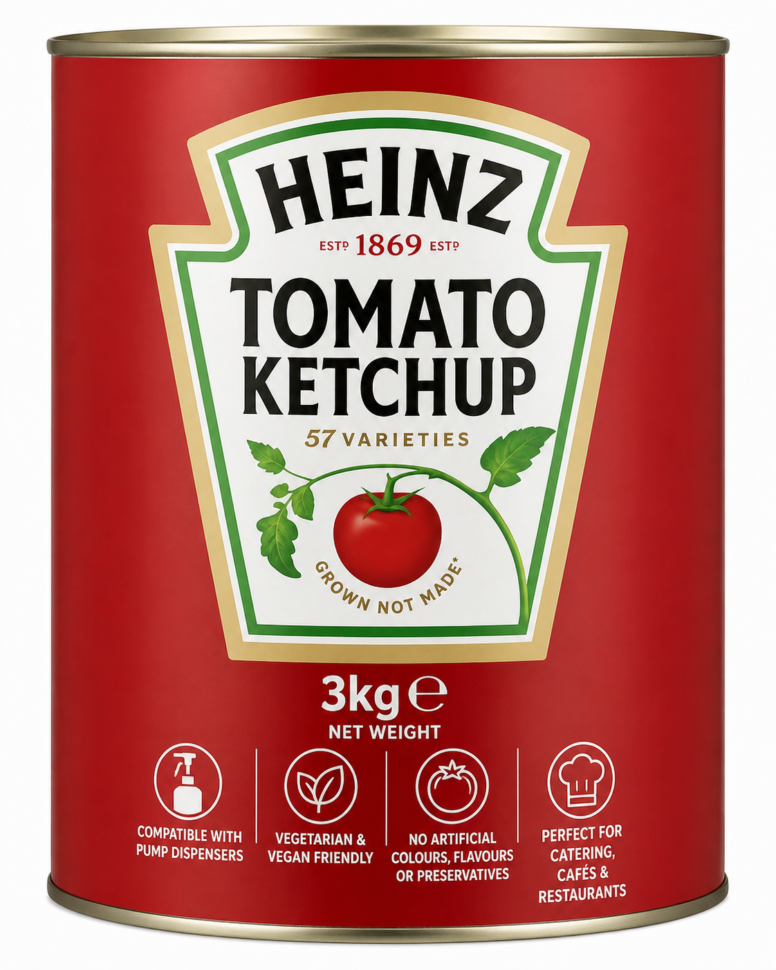 Heinz Tomato Ketchup 3kg Catering Tin