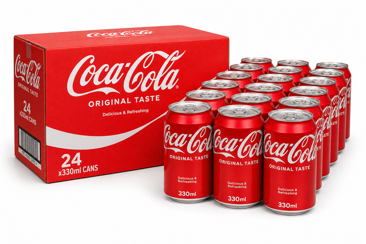 Coca-Cola Original 330ml x 24 Cans