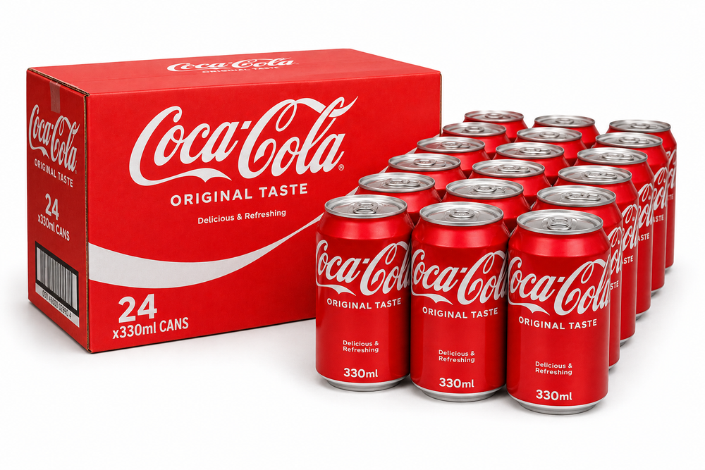 Coca-Cola Original 330ml x 24 Cans