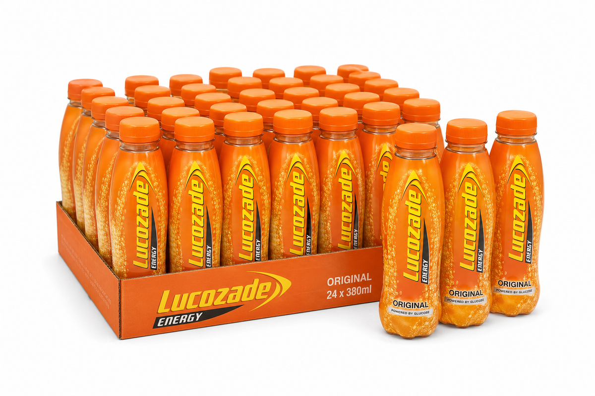 Lucozade Energy Original 380ml x 24 Bottles
